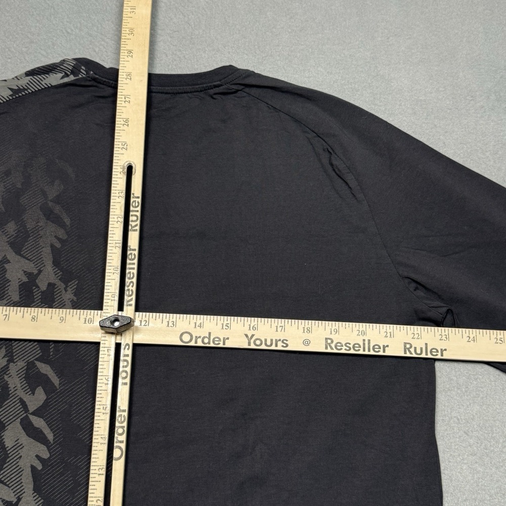 UFC Venum Mens XL Long Sleeve Shirt Black Camo MMA Athletic Tee Performance - Picture 8 of 8